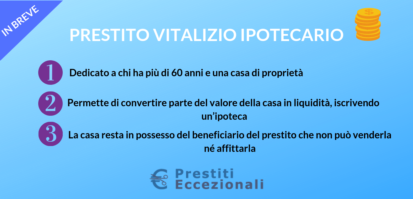 prestiti vitalizio ipotecari